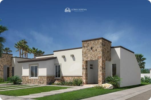 Render de la casa modelo Cala