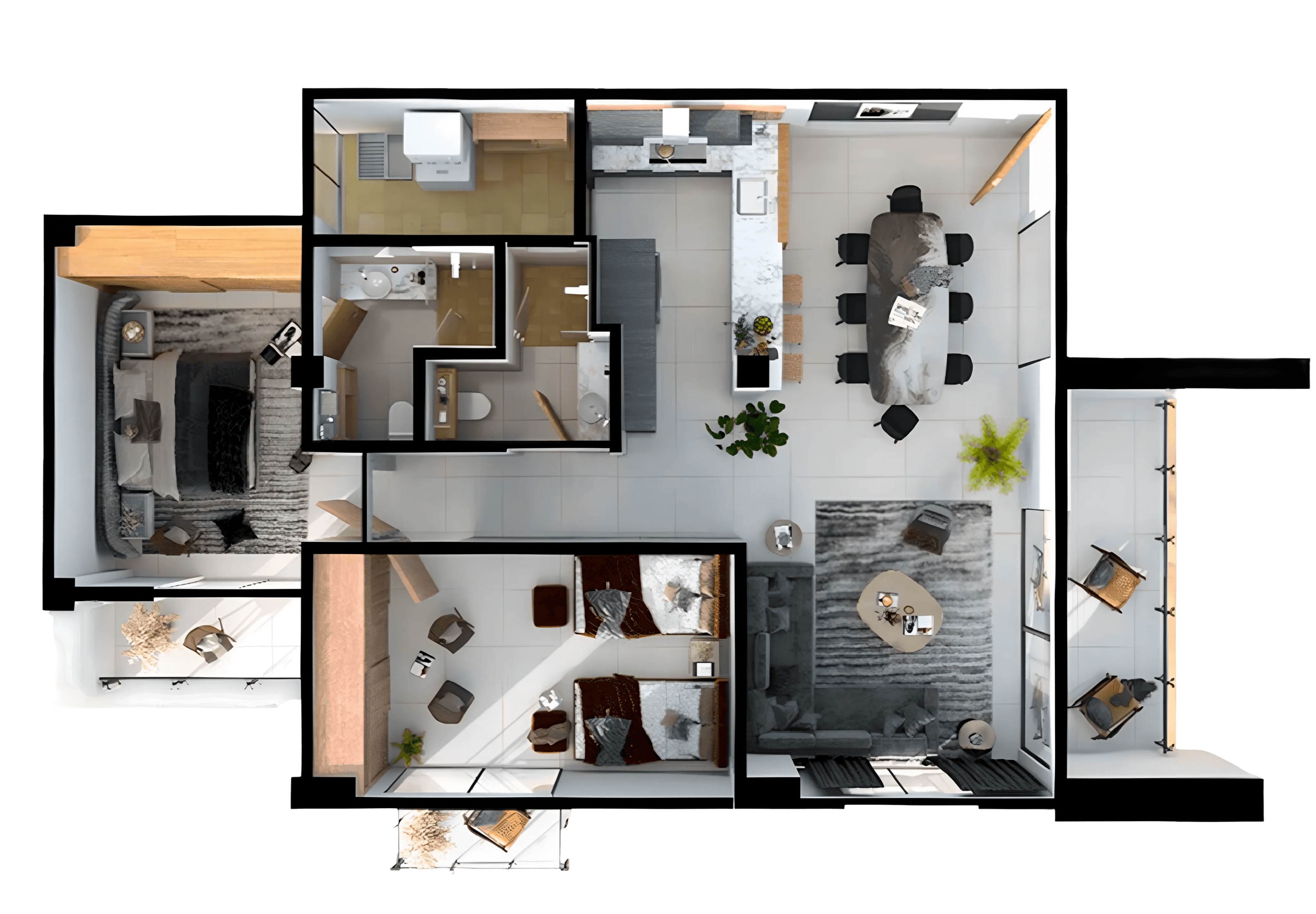 Layout A floor plan
