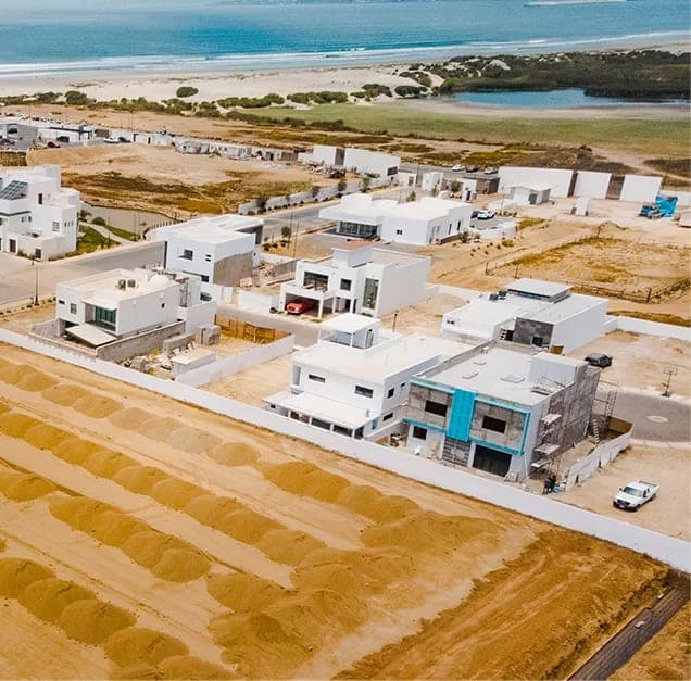 Pacifica aerial development view
