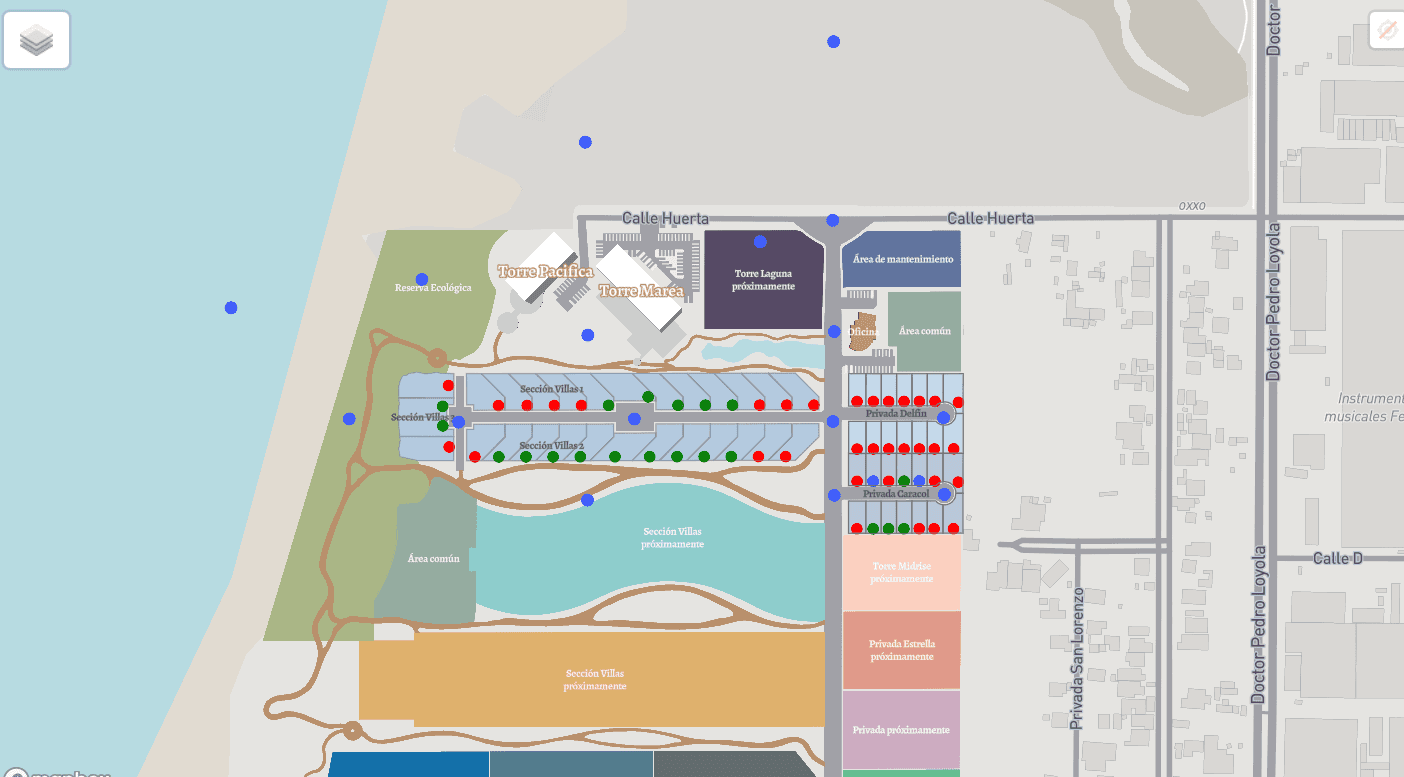Pacifica development map