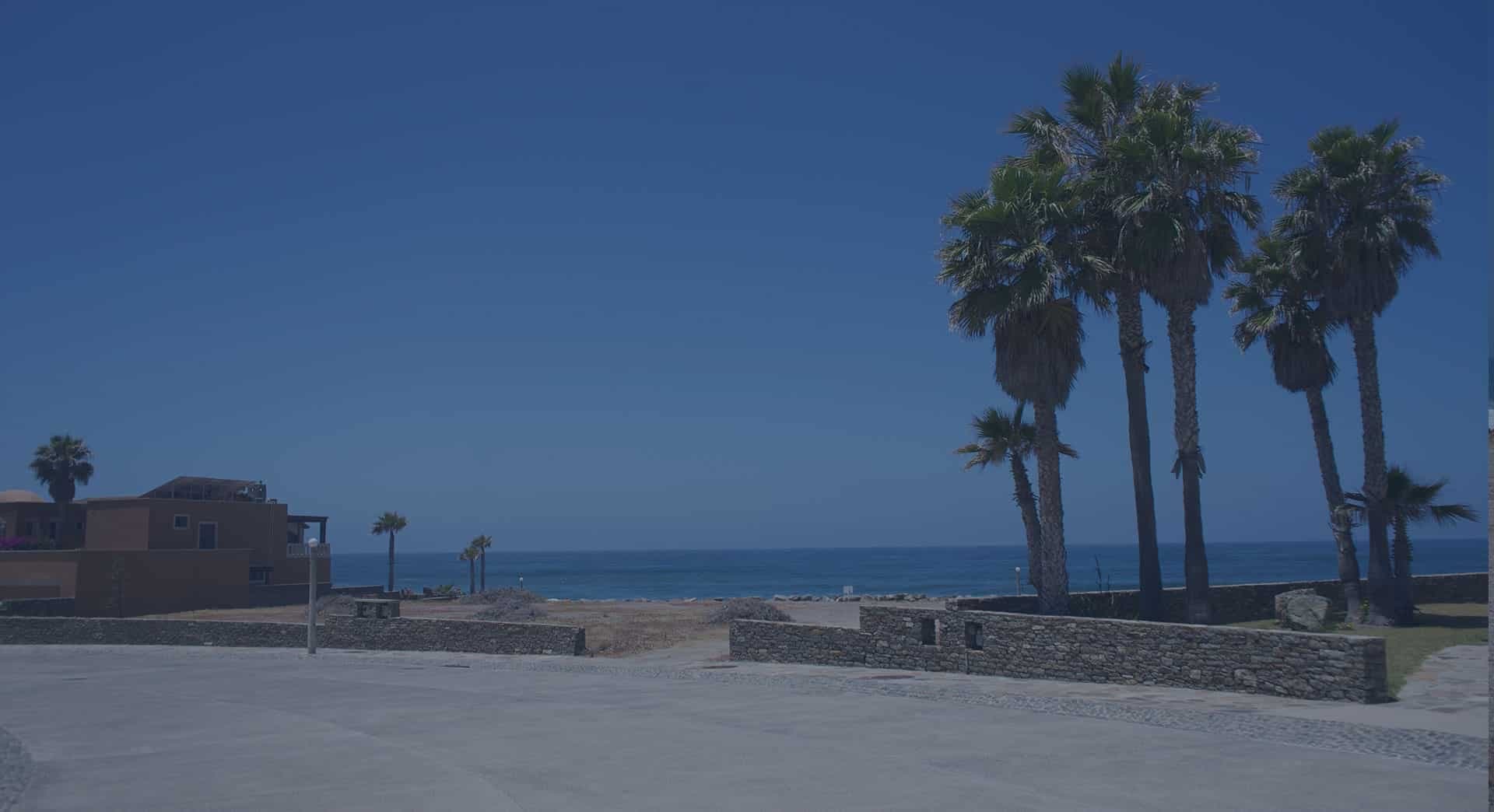 Vista costera de Punta Piedra